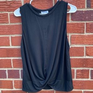 Ethereal Black short sleeve size Large top